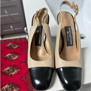 Classic “ Chanel style “ slingback from Stuart Weitzman for Brown’s shoes .